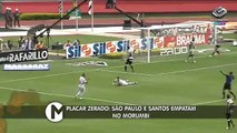 Assista aos melhores momentos de São Paulo e Santos