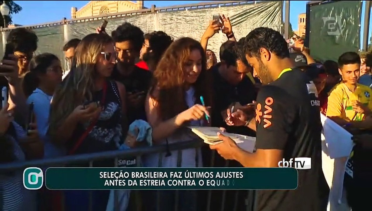Seleção faz últimos treinos antes de estreia na Copa América