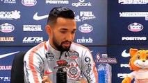 Veja como foi a entrevista coletiva com o atacante Clayson