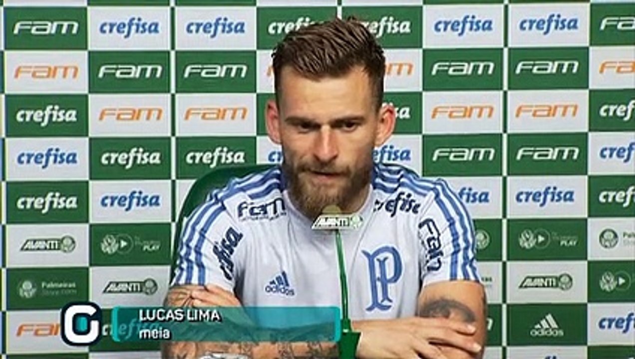 Confira como foi a coletiva com o palmeirense Lucas Lima