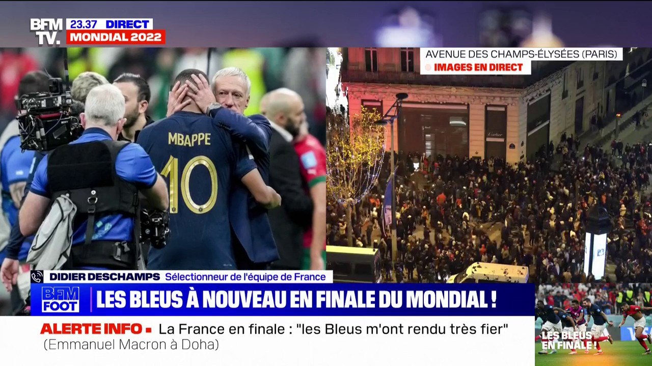 Les Bleus en finale: Didier Deschamps fait part de son "immense fierté"