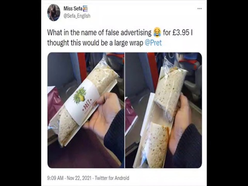 Pret A Manger Deceptive Wrap Packaging