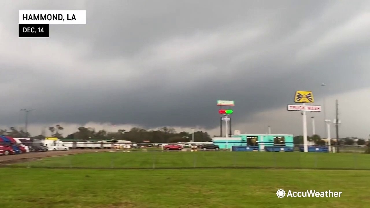 Tornadic storms barrel across Southeast