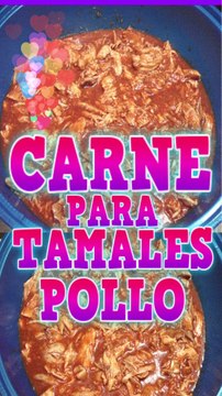 carne de pollo para tamales #shorts