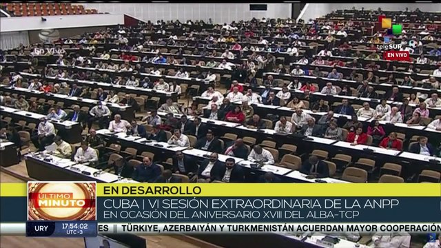 Discurso del presidente de Bolivia Luis Arce en ANPP de Cuba por aniversario del ALBA-TCP