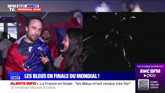 Les Bleus en finale: au Qatar, les supporters français très heureux de la qualification