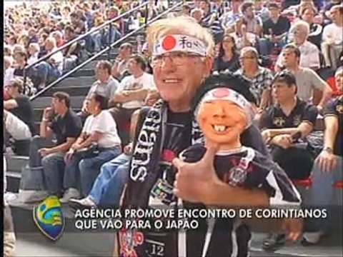 Agência de viagens promove encontro de corintianos que vão para o Japão