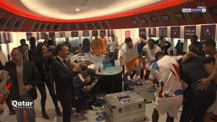 Au cœur du vestiaire des Bleus après la qualification pour la finale