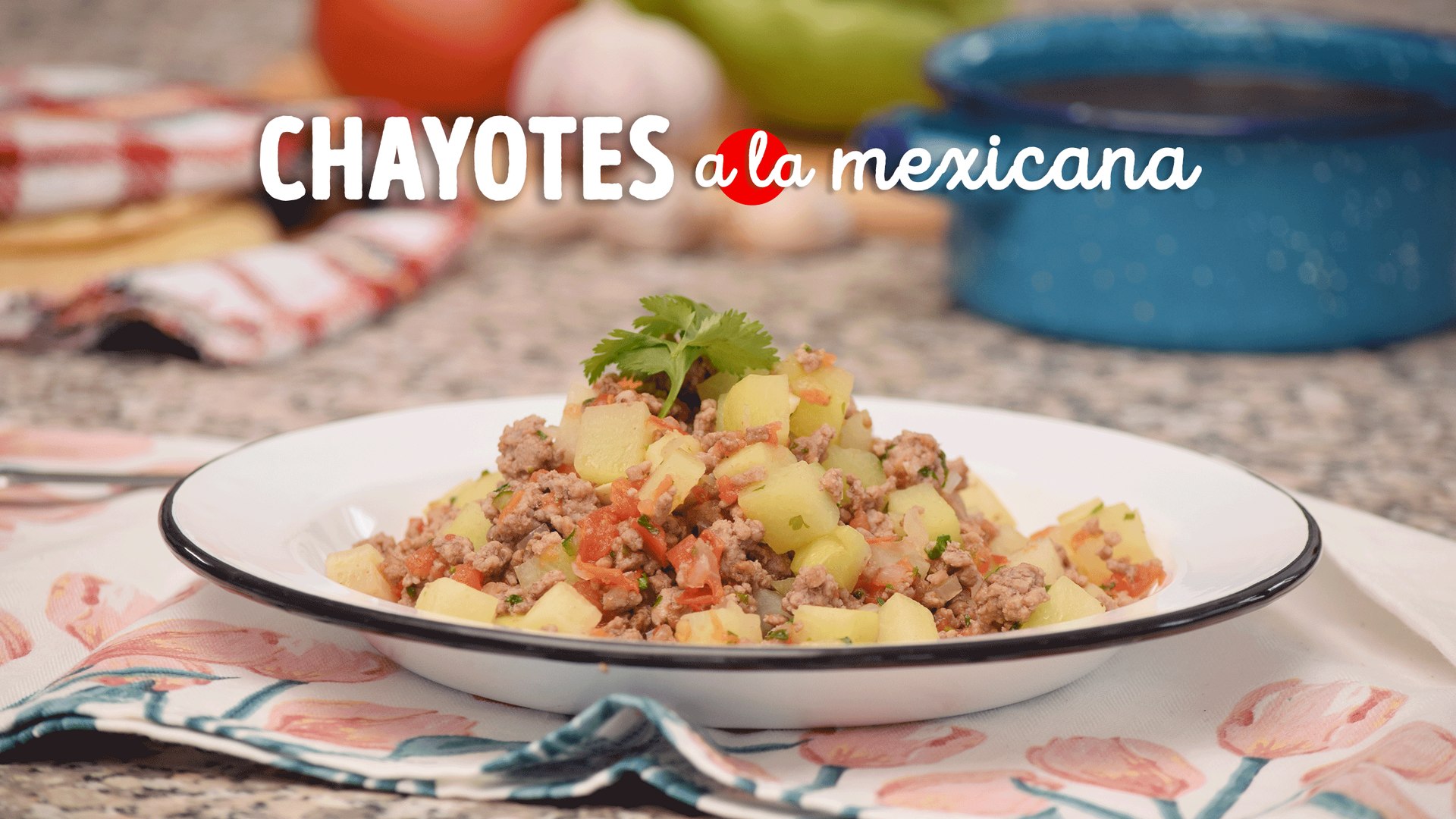 Chayotes a la mexicana con carne molida ¡Receta fácil y ligera! - Vídeo  Dailymotion