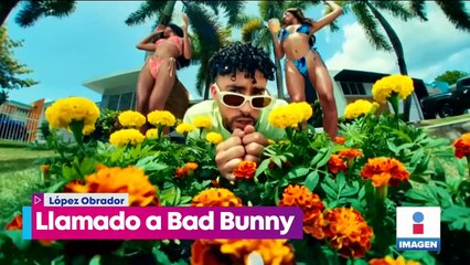 López Obrador invita a Bad Bunny a dar un concierto gratuito en CDMX