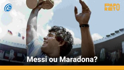 Caso Messi conquiste a Copa, ele se torna melhor que Maradona?