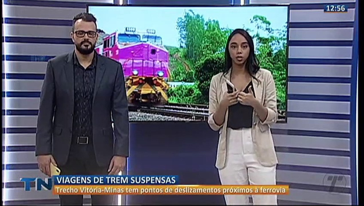 Viagens de trem são suspensas no ES
