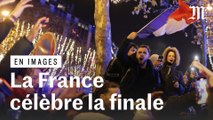 La France célèbre la qualification des bleus en finale du Mondial