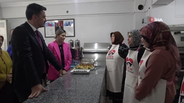 Aile destek merkezleri kadınların gelir kapısı oldu: Mesleki eğitim alıp, ekonomik kazanç sağlıyorlar