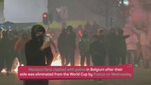 Morocco fans clash with police in Belgium