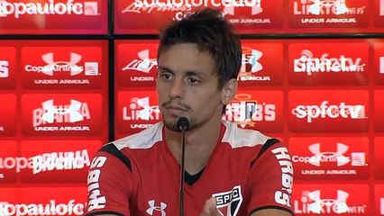 Entrevista coletiva do zagueiro Rodrigo Caio