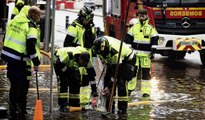 Las fuertes lluvias causan estragos en Madrid
