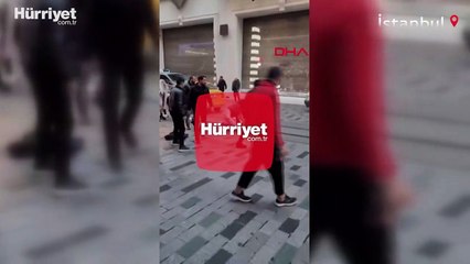 İstiklal Caddesi'nde 'laf attın' kavgası