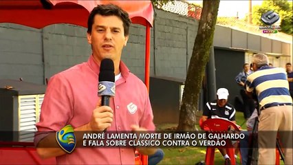 André lamenta morte do irmão de Galhardo e projeta clássico