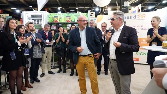 Remise du prix du public du trophée Les Vignes d'Or