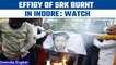 Madhya Pradesh: Effigies of SRK, Deepika Padukone burnt in Indore against ‘Pathaan’ | Oneindia News