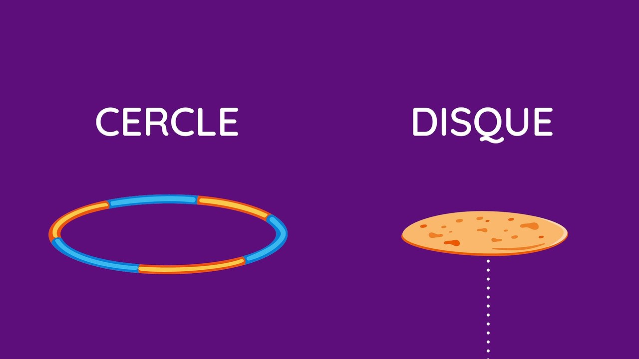Quelle est la différence entre un cercle et un disque en géométrie ?