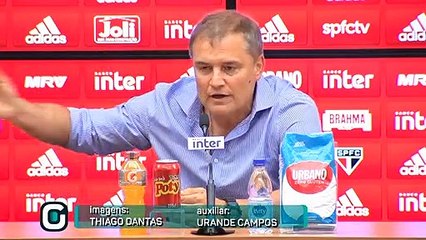 Coletiva do técnico Aguirre após empate do São Paulo com o Fluminense