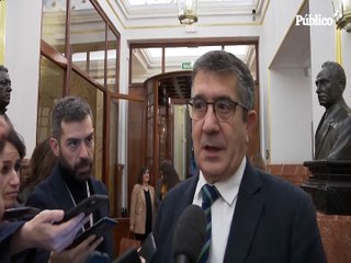 Patxi López: "Esta maniobra determina el carácter radicalmente antidemocrático de lo que está pasando"