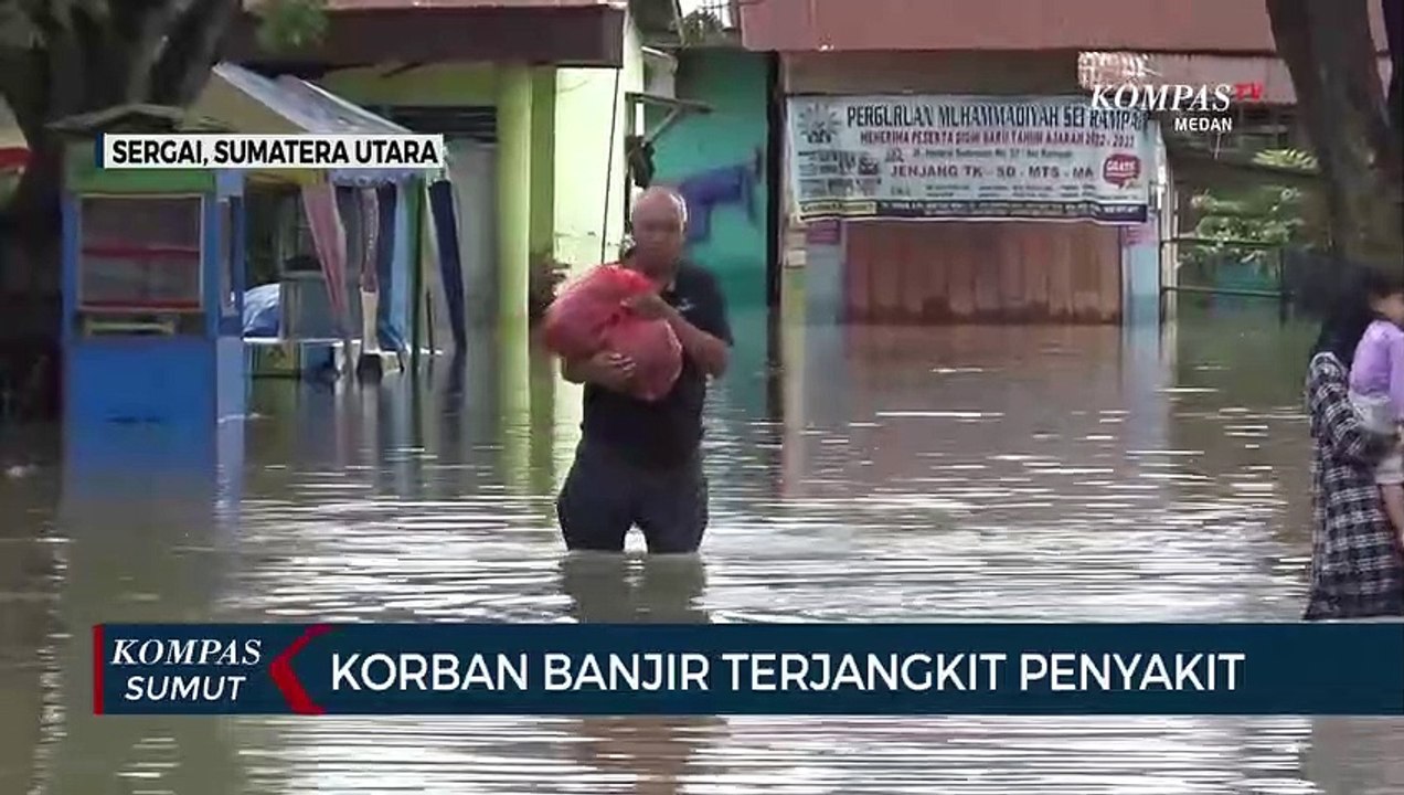 Warga Serdang Bedagai yang Menjadi Korban Banjir Mulai Terjangkit Penyakit