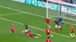 France 2 :  0 Morocco  ●  Theo Hernandez shows great agility to score for France vs Morocco     Theo Hernandez zeigt große Agilität, um für Frankreich gegen Marokko ein Tor zu erzielen