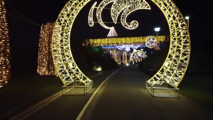 UNTOLD West Side Christmas Market Bucharest, Romania. 4K Drone Video