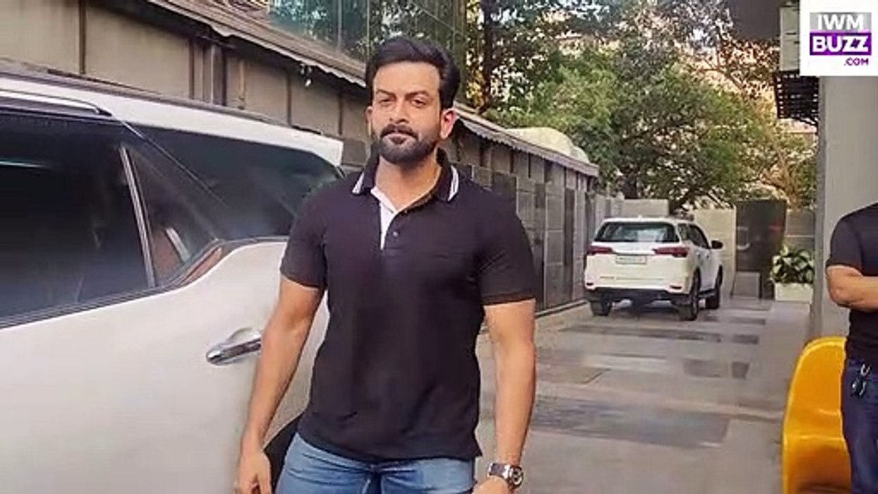 Prithviraj Sukumaran At Pooja Entertainment Office