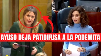 Ayuso deja patidifusa a la podemita Jacinto con una demoledora frase