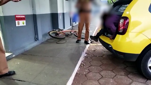 Casal é detido pela PM acusado de furto de televisor no Cascavel Velho