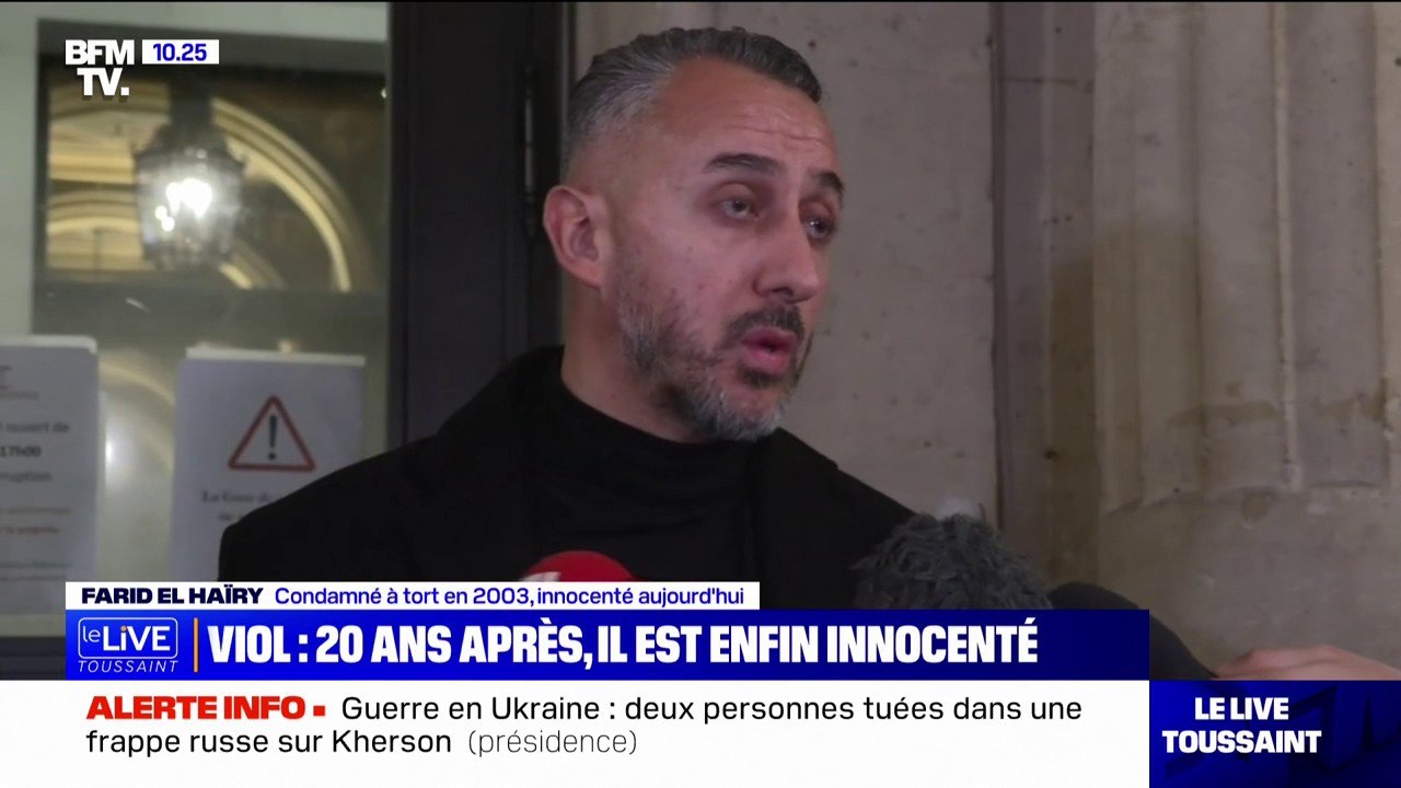 Farid El Haïry: accusé à tort de viol pendant 24 ans, il est enfin innocenté
