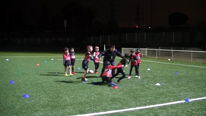 Apprentissage du ruck chez les M10