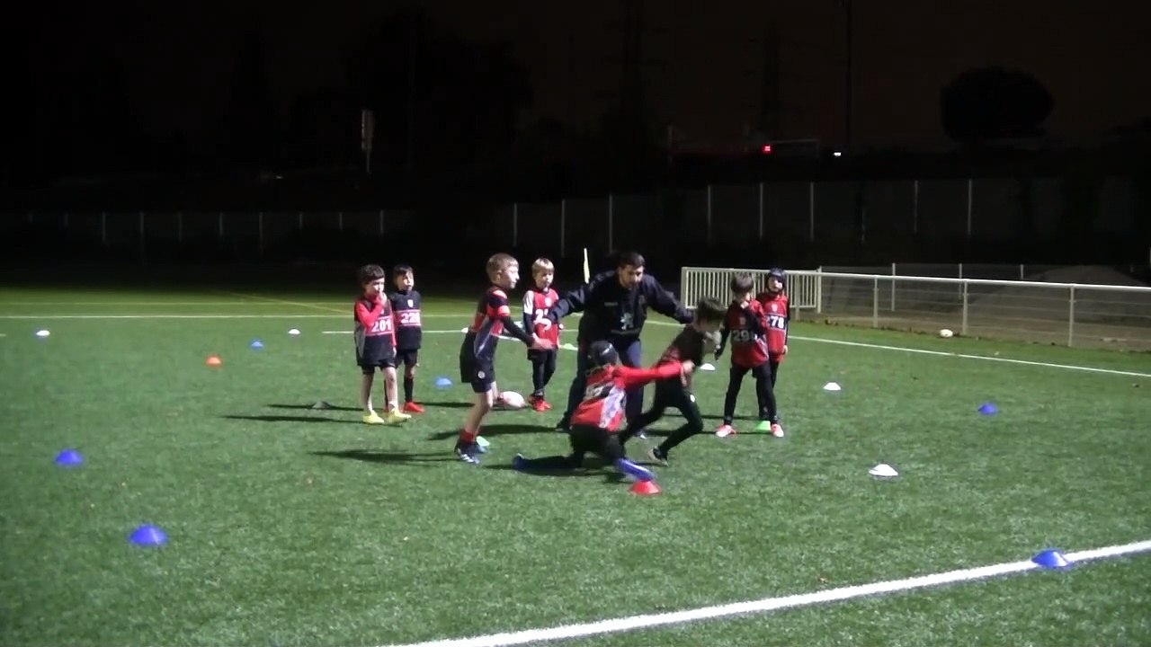 Apprentissage du ruck chez les M10