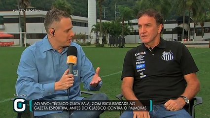 Entrevista exclusiva com o técnico santista Cuca