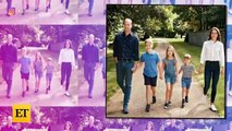 Prince William and Kate Middleton Rock DENIM for Family Christmas Card