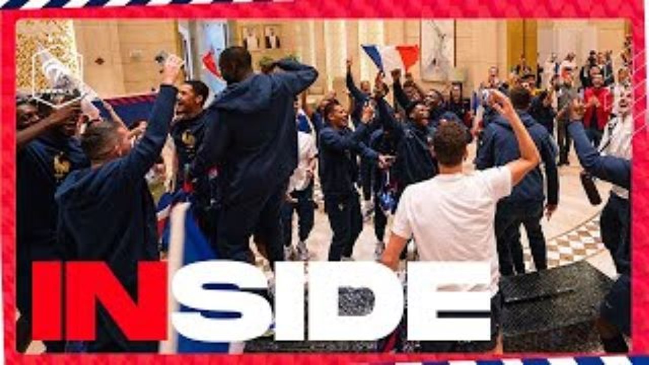 Extraordinaire accueil au camp de base, Equipe de France I FFF 2022