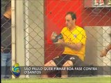 São Paulo treina para estender boa fase diante do Santos