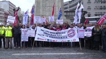 Birleşik Kamu-İş'ten Ankara'da Bütçe Protestosu: "Yüzde 75'in Altında Yapılacak Her Zam Bizim İçin Grev Sebebidir"