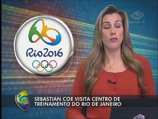 Sebastian Coe visita CT no Rio de Janeiro