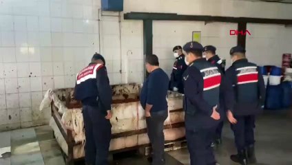 Merdiven altı üretilen 25 ton salça ele geçirildi