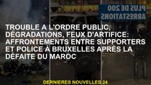 Trouble à l'ordre public, dégradations, feux d'artifice: affrontements entre les partisans et la pol