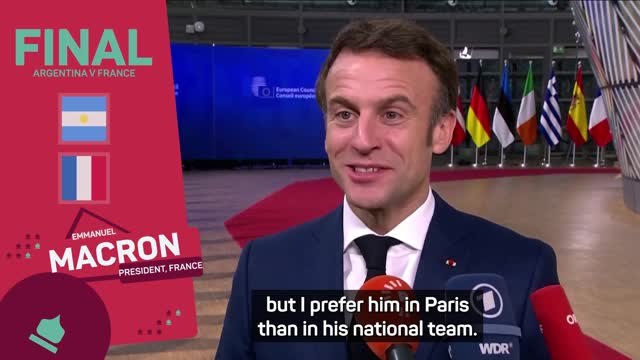 French President Macron wary of 'great player' Messi