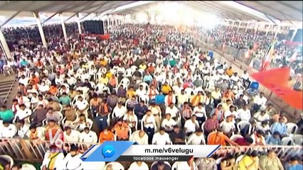Bandi Sanjay Gets Emotional At BJP Public Meeting In Karimnagar | V6 News