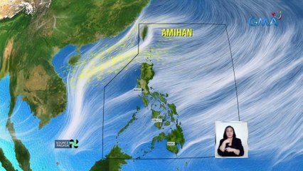Patuloy ang pag-iral ng hanging Amihan sa bansa | 24 Oras