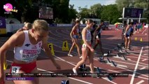 Women's 100m Hurdles Final   European Athletics U23 European Championships - Tallinn 2021