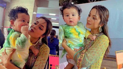 Shehnaaz Gill ने Bharti के बेटे Gola को अपनी kisses से किया परेशनज़ Cute & Adorable Video viral!